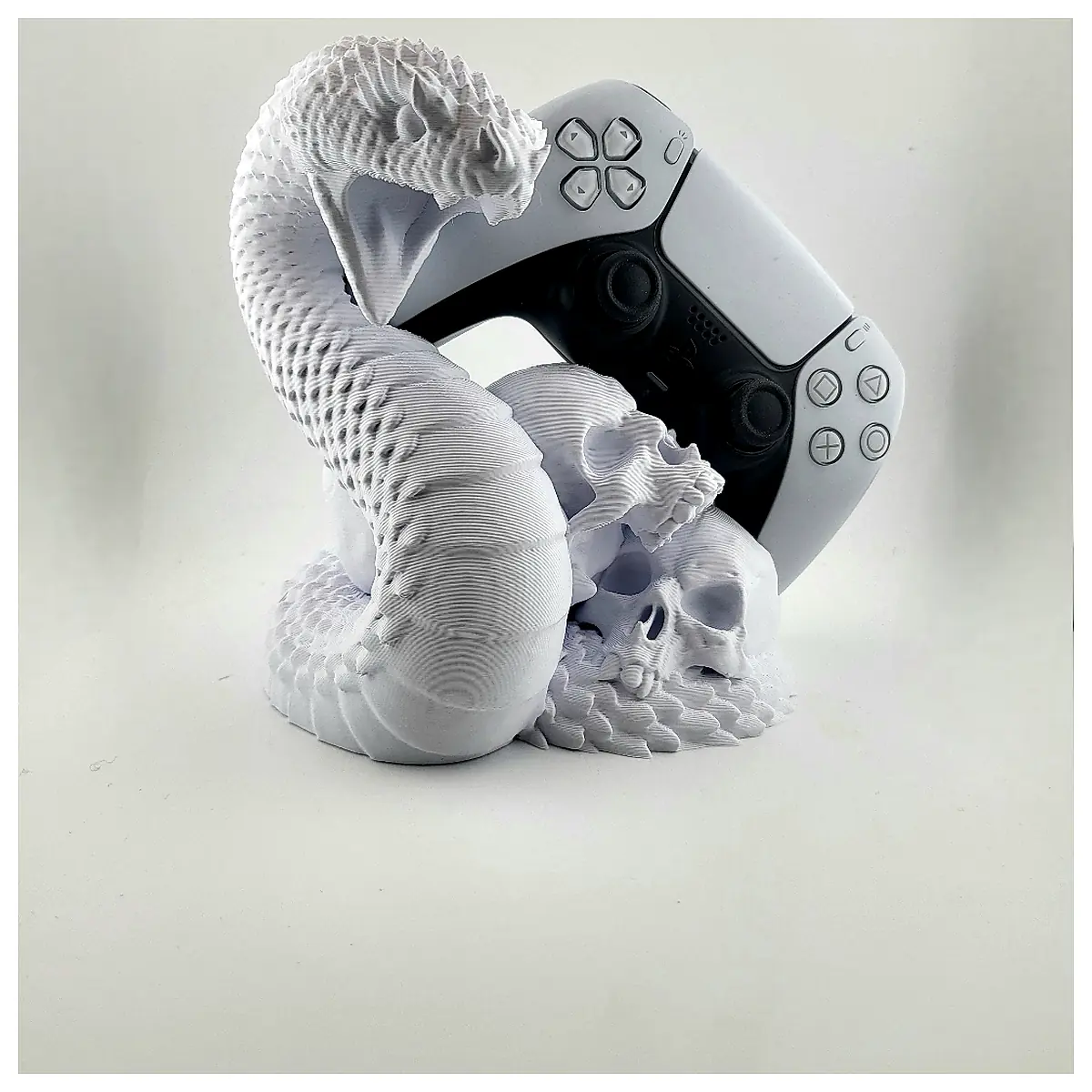 PS5 Controller Stand Snake Skull Design Universal Game Holder Accessory Stand Gaming Storage Solution