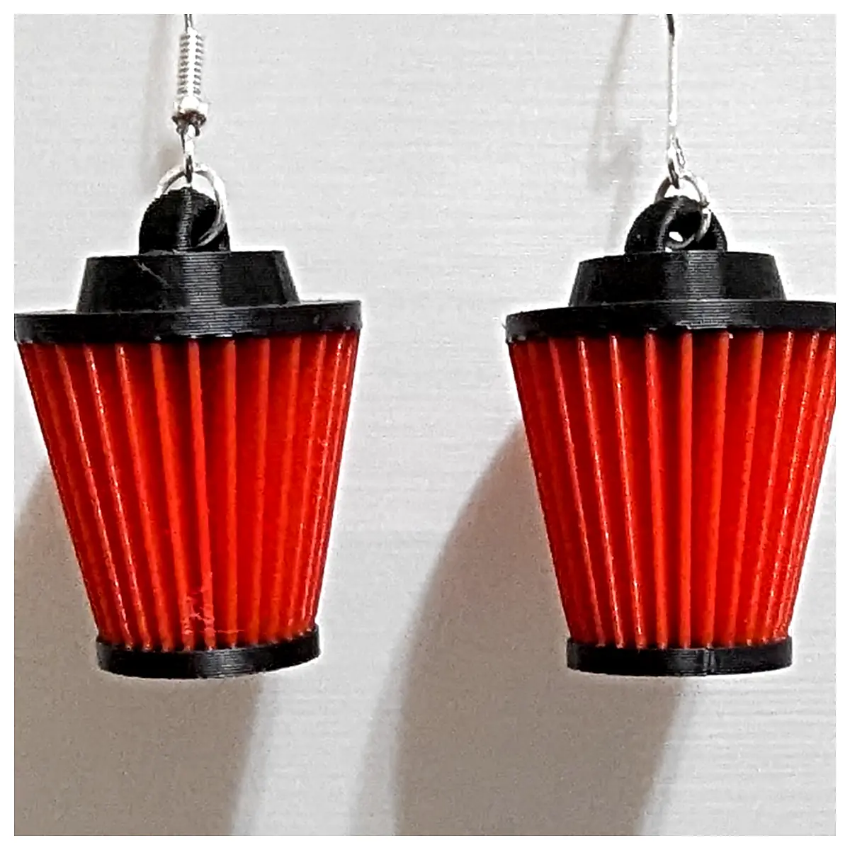 Cone Air Filter Earrings Automotive Air Filter Earrings Replacement Parts Repair Accessories