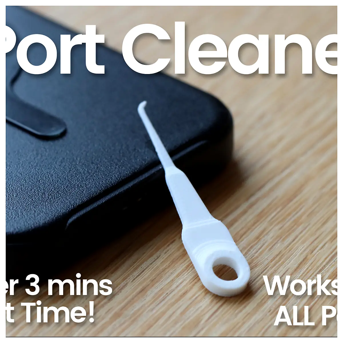 Phone Charger Port Cleaning Tool Lint Dust Cleaner Brush Accessory Cleaning Kit