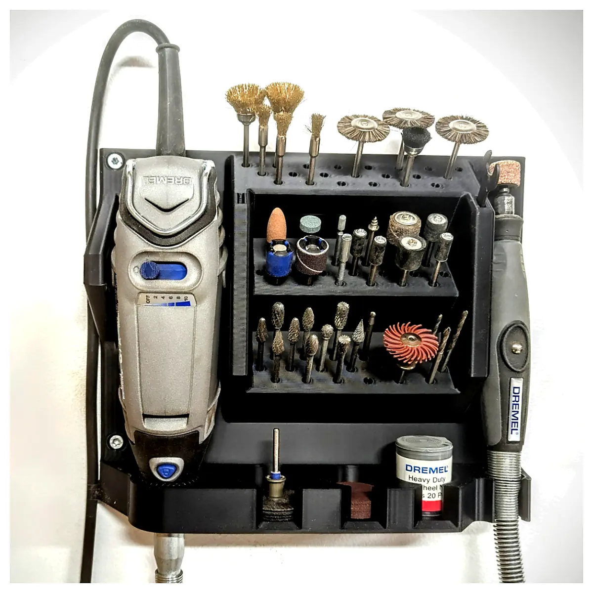 Wall Mount Rotary Tool Multi Function Grinder Drill Bits Repair Parts Installation Accessories