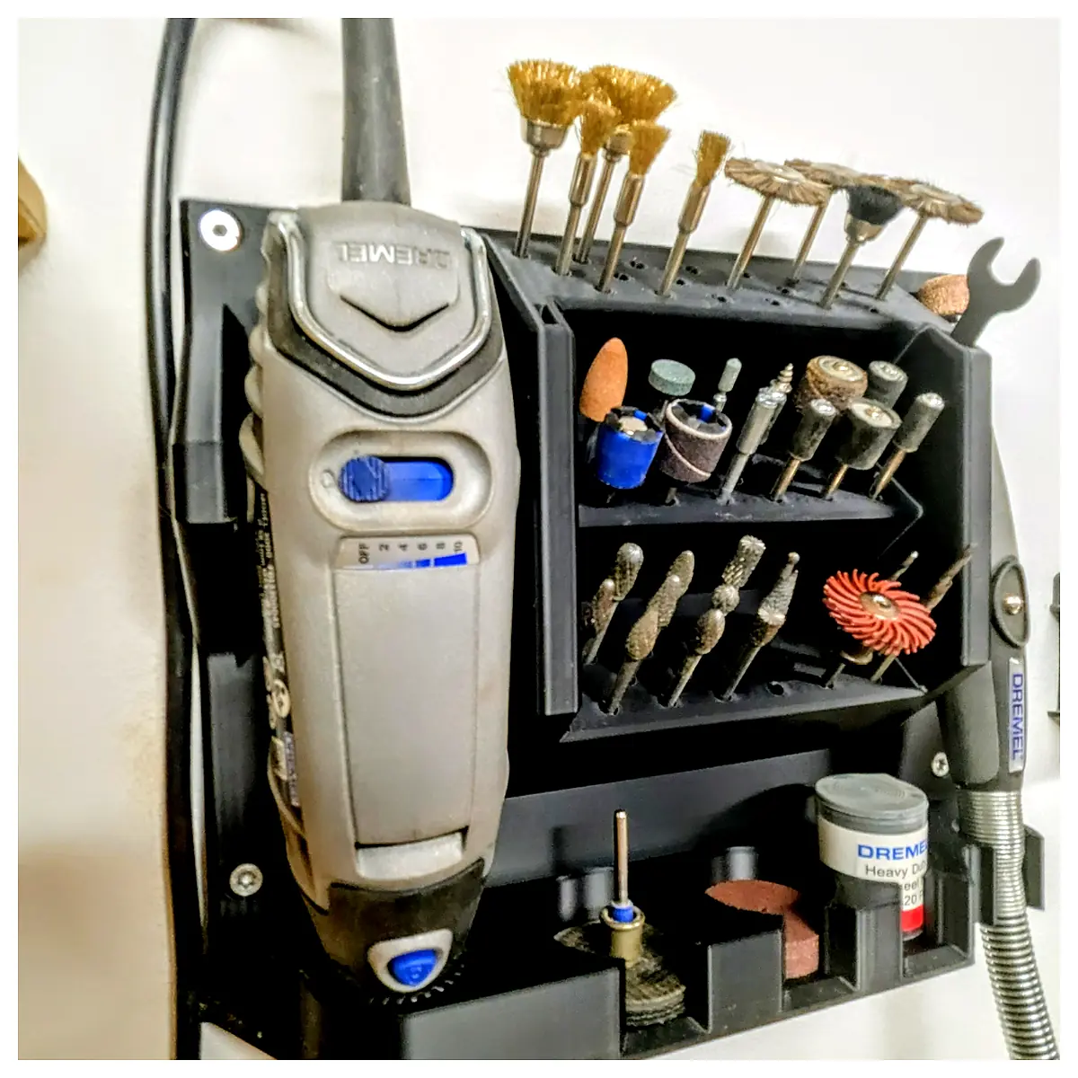 Wall Mount Rotary Tool Multi Function Grinder Drill Bits Repair Parts Installation Accessories