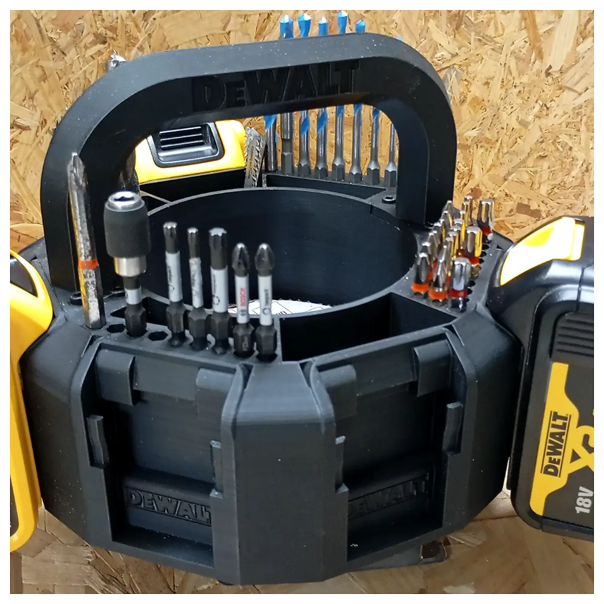 DeWalt Battery Holder Accessories Battery Stand Charger Assembly Tools Repair Maintenance Compatible 8 Cell Batteries