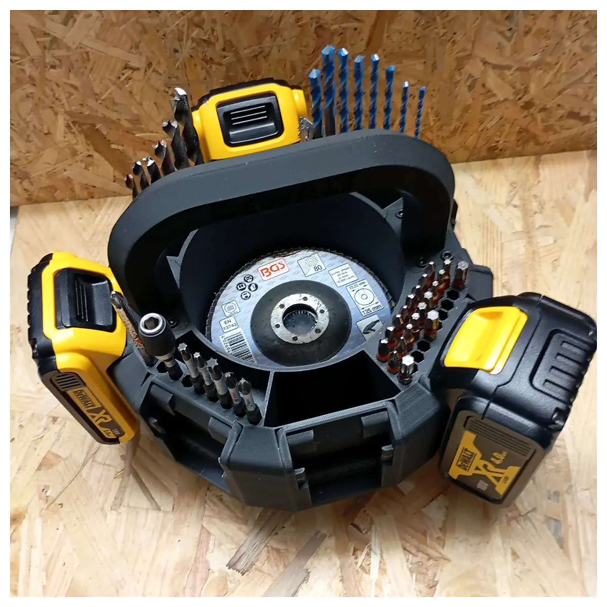 DeWalt Battery Holder Accessories Battery Stand Charger Assembly Tools Repair Maintenance Compatible 8 Cell Batteries