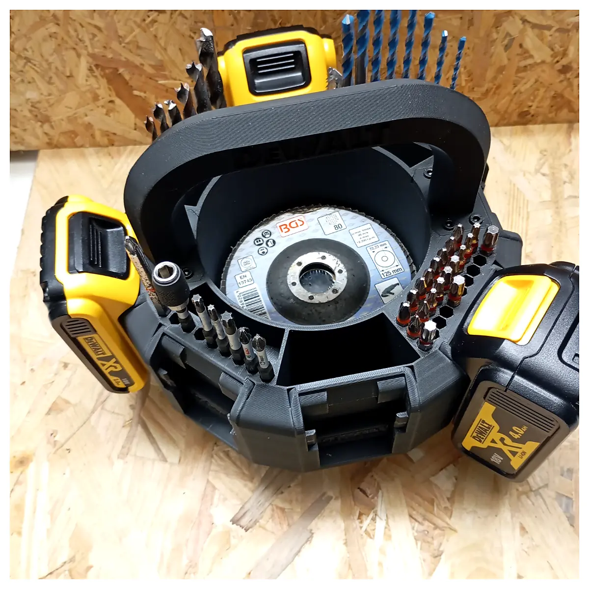 DeWalt Battery Holder Accessories Battery Stand Charger Assembly Tools Repair Maintenance Compatible 8 Cell Batteries
