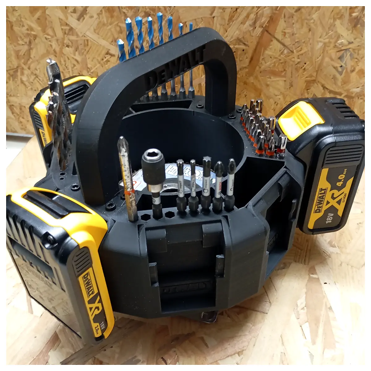 DeWalt Battery Holder Accessories Battery Stand Charger Assembly Tools Repair Maintenance Compatible 8 Cell Batteries