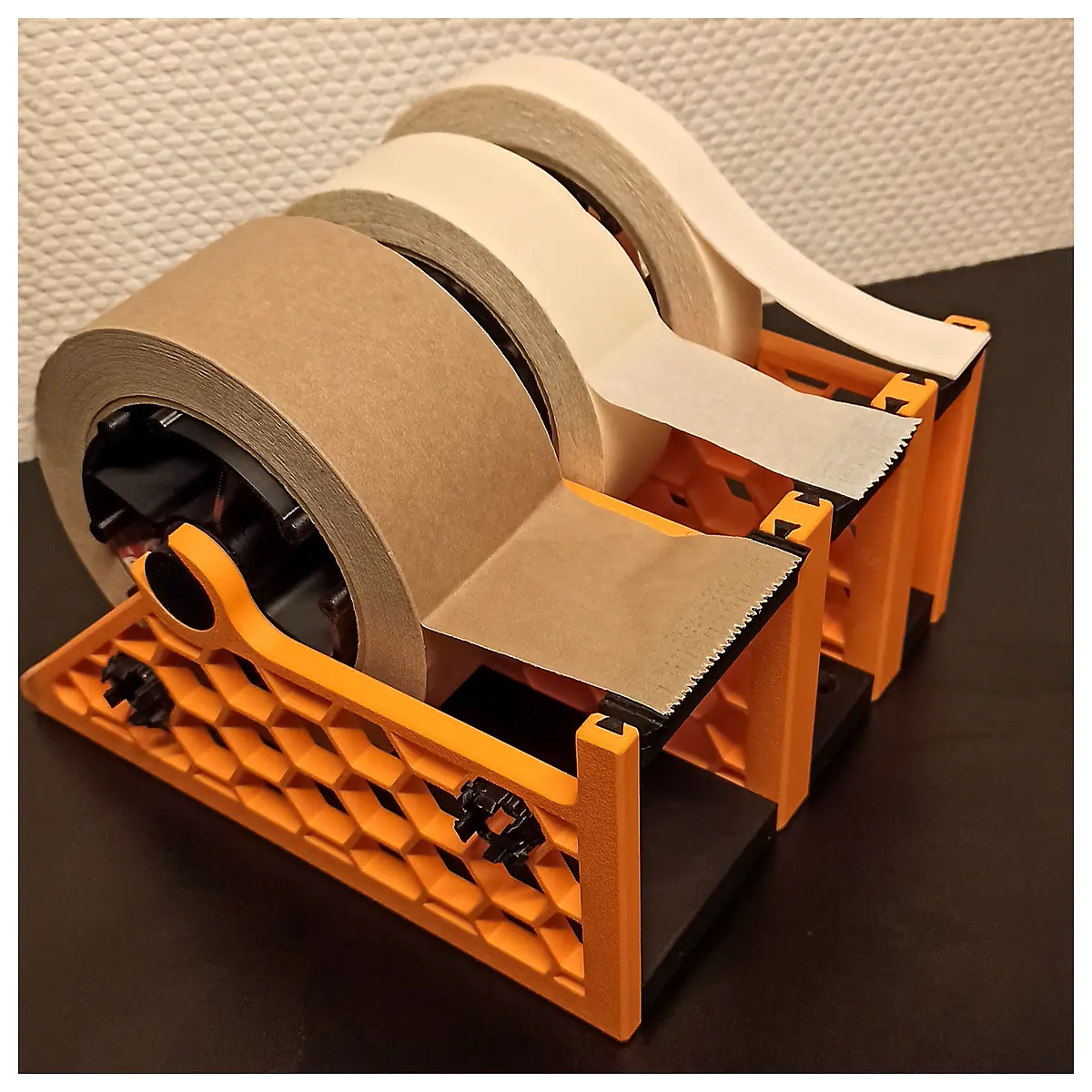 Modular Tape Dispenser No Screws No Tools Installation Repair Parts Replacement
