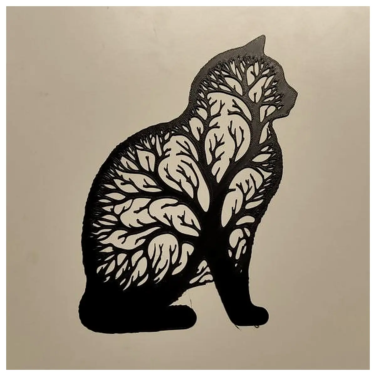 Cat Tree Wall Art Climbing Furniture Cat Toys Scratching Post Wall Decor Pet Wall Art