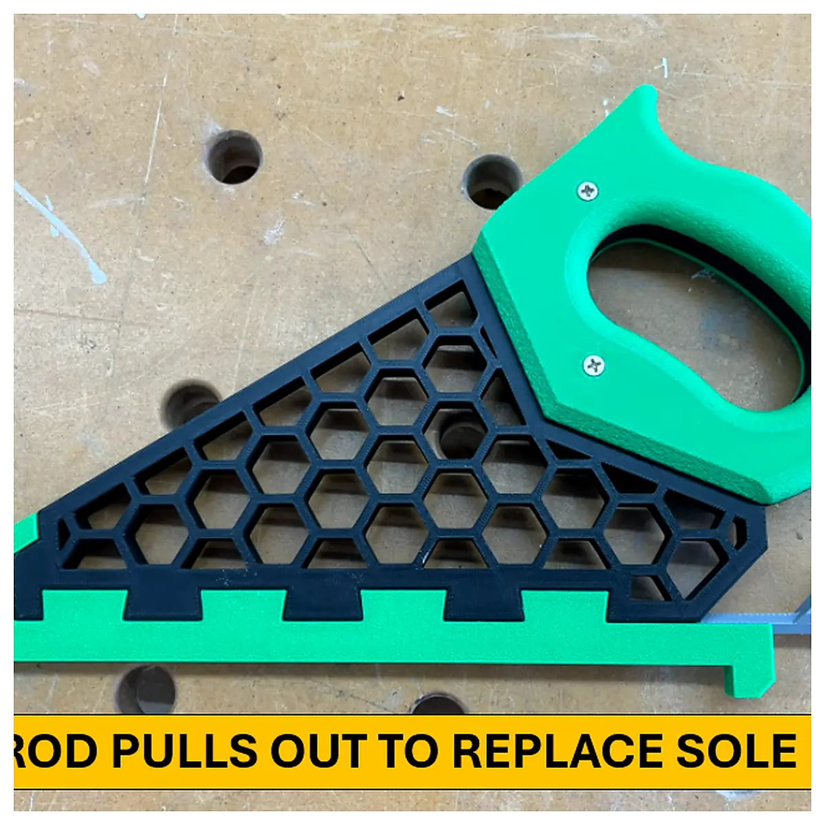 Wood Push Stick Replacement Pads Repair Tool Wood Floor Repair Heel Replacement Sole Adjustable Wood Pushers