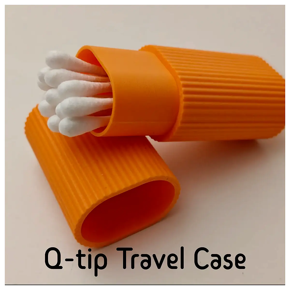 Q Tip Travel Case Organizer Storage Container Universal Wet Dry