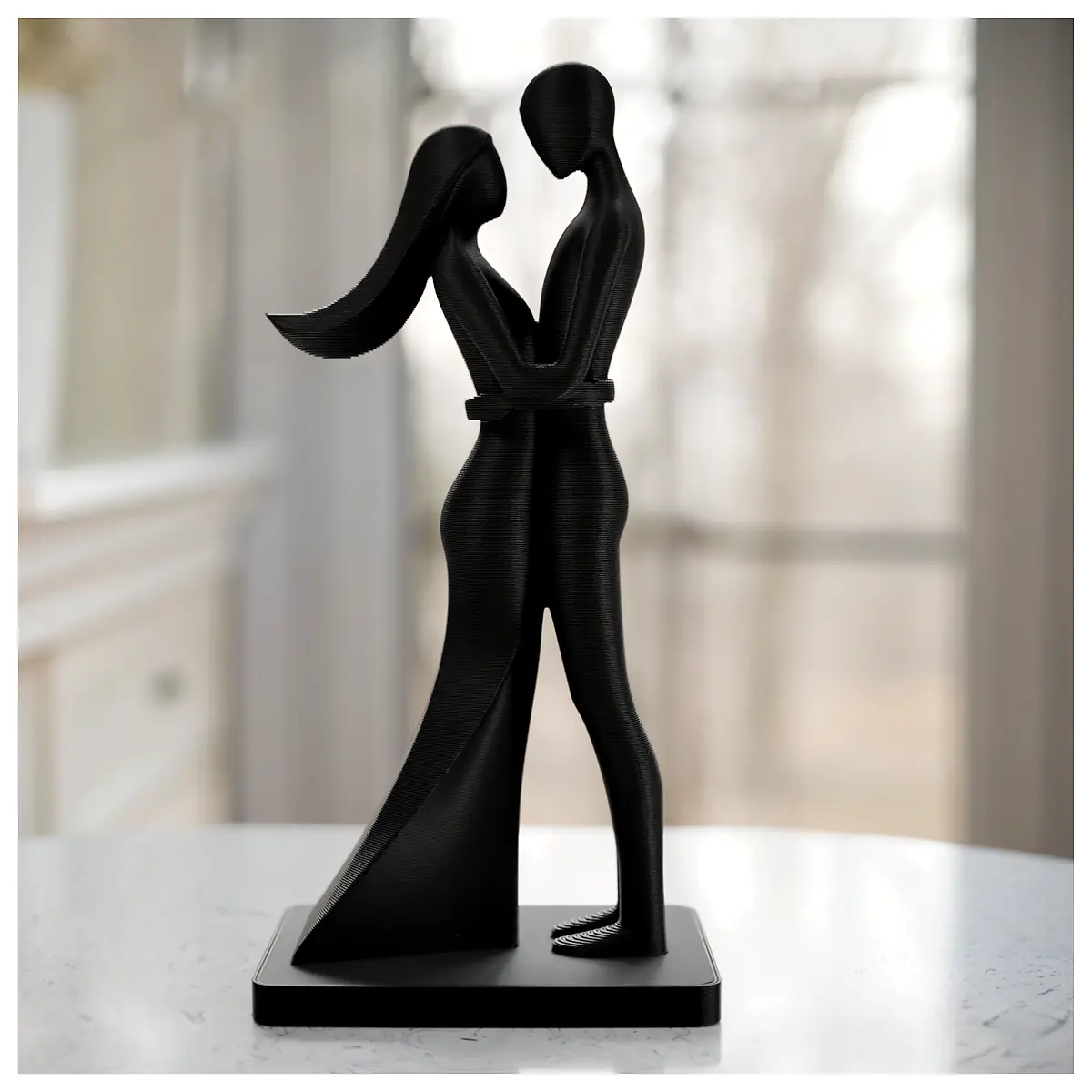 Cute Valentine Statue Ornament Festive Gift Party Decoration Romantic Anniversary Keepsake Love Valentine s Day Decor