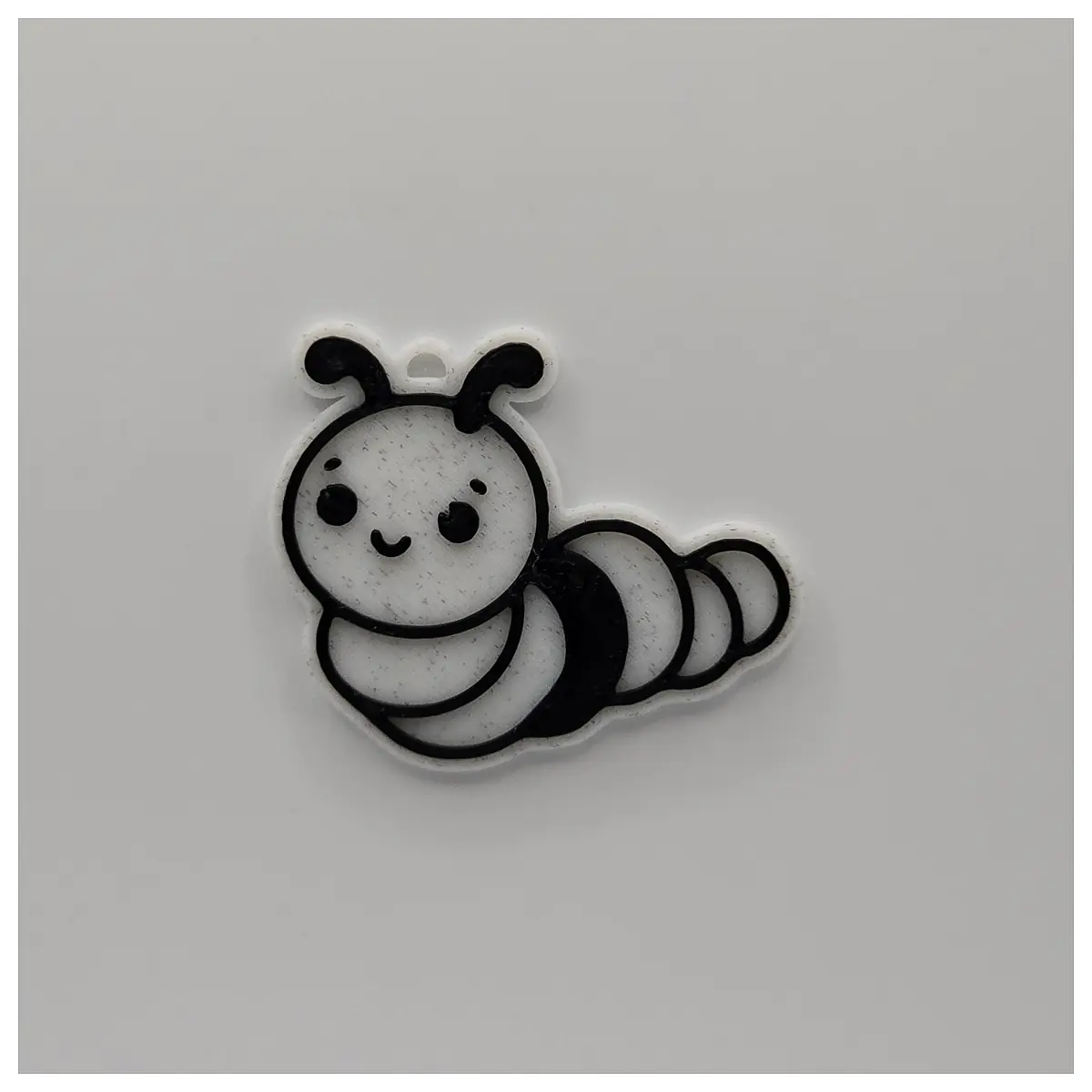 Cute Worm Keychain Animal Figurine Charm Gift Idea Kids Decoration Worm Toy Parts Accessory