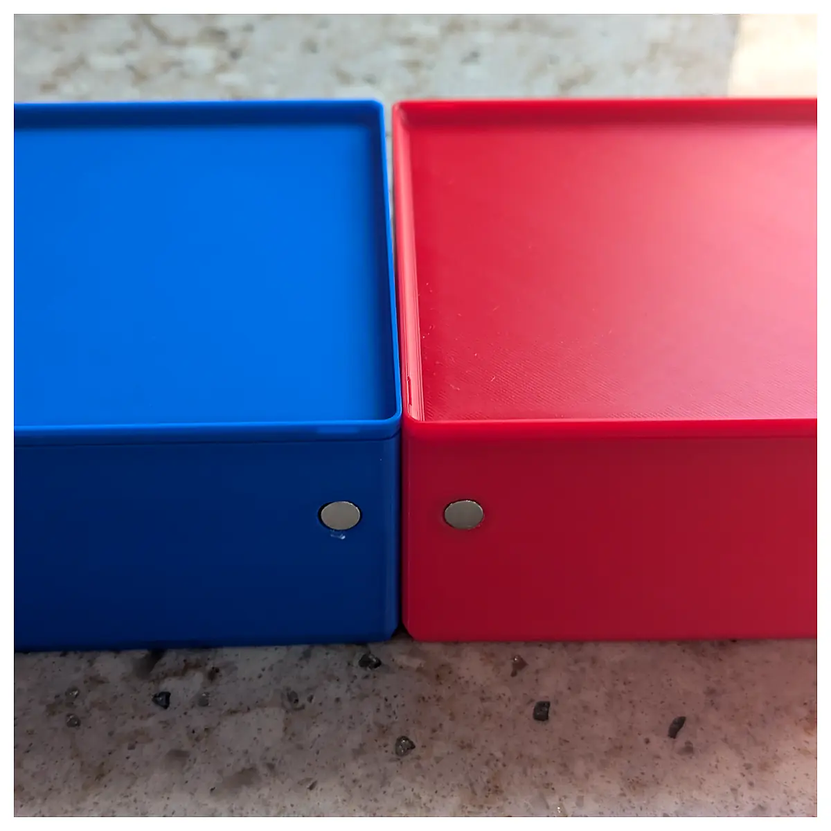 Stackable Magnetic Storage Boxes Flush Lid Organizer Parts Storage Solutions Creative Toys Storage Box