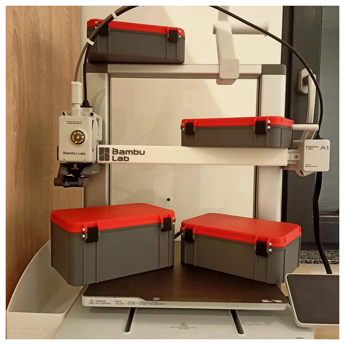 Rugged Box Parametric Templates 3D Printing Parts Customizable Spray Coating Ready to Print