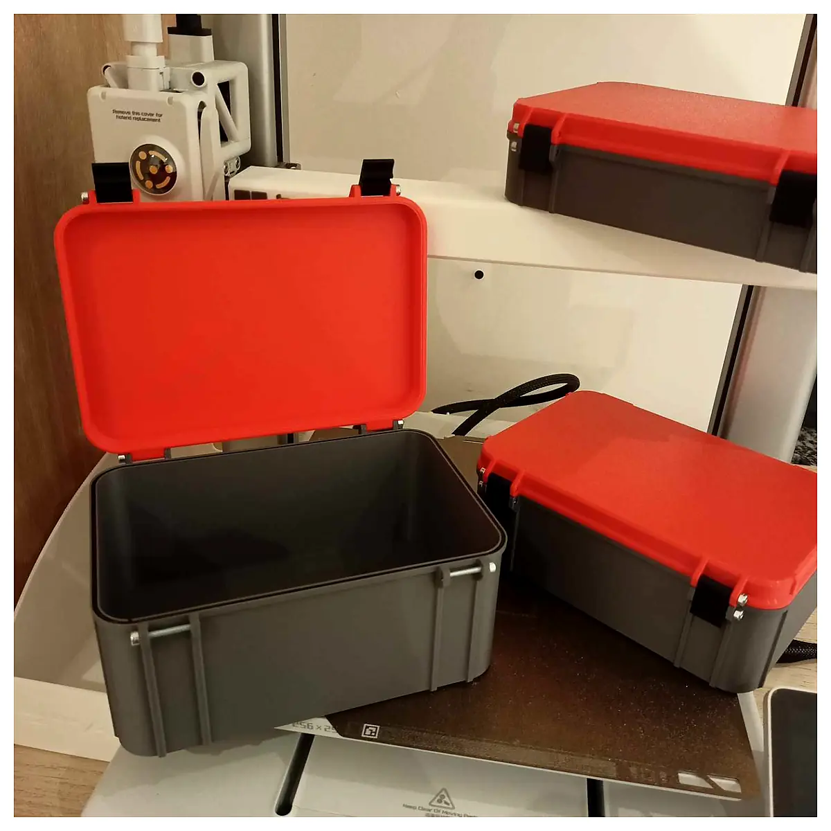 Rugged Box Parametric Templates 3D Printing Parts Customizable Spray Coating Ready to Print