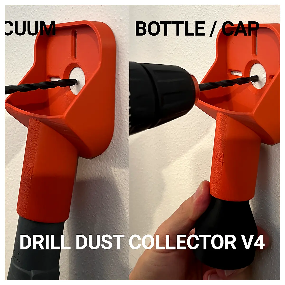 Drill Dust Collector Vacuum Parts Repair Tool Grinding Accessories Dust Collection System