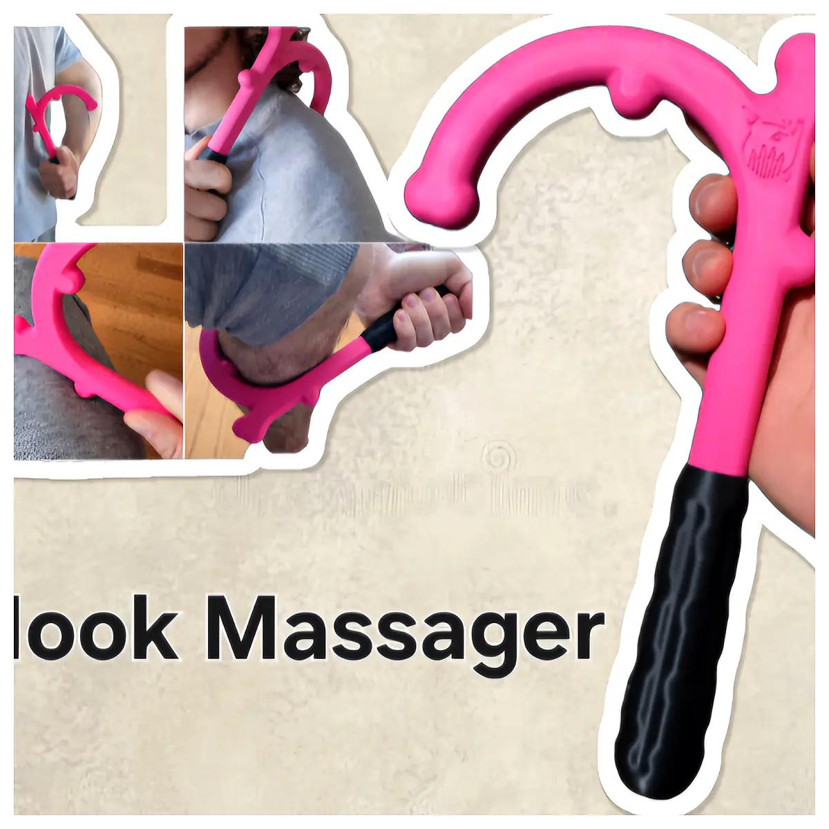 Handheld Massager Deep Muscle Relief Pain Relief Massage Device Muscle Relaxation Portable Massage Tool