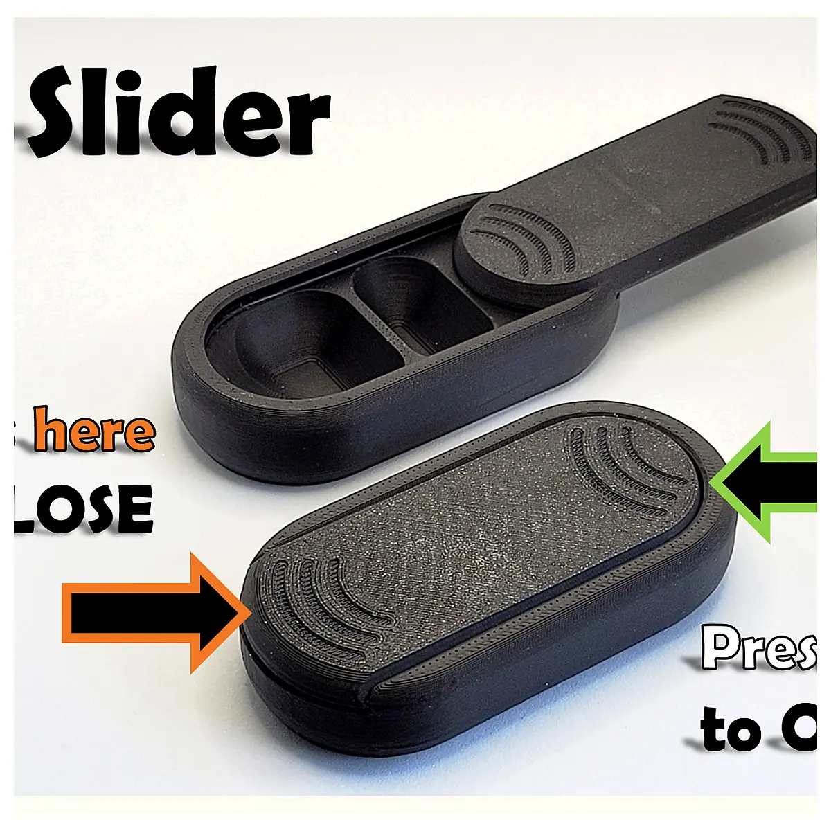 Pill Organizer Box Compartment Secret Sharing Medication Reminders Easy Access