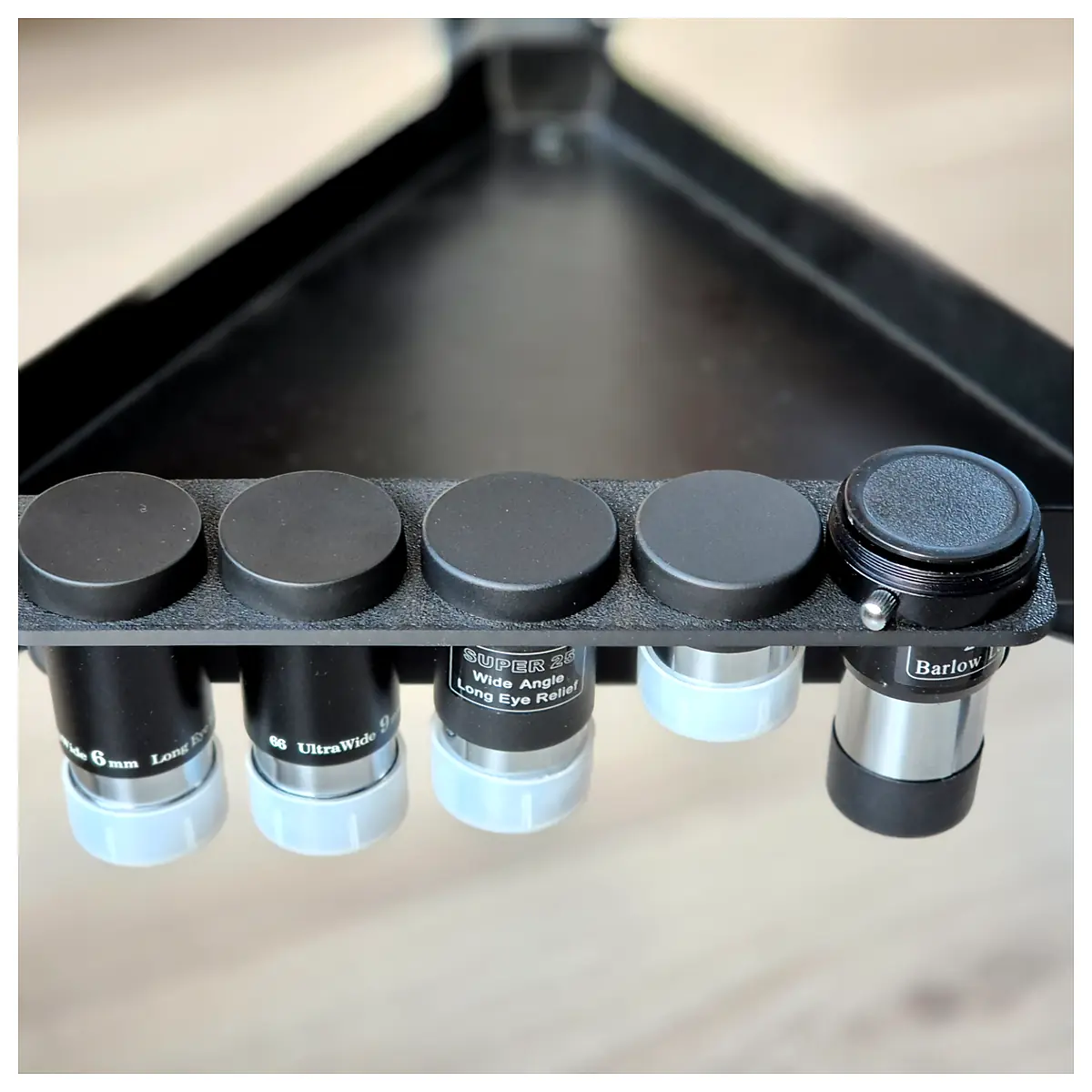 Telescope Eyepiece Tray 125mm Accessory Holder Star Gazing Support Telescope Accessories Observation Stand Astronomy Equipment