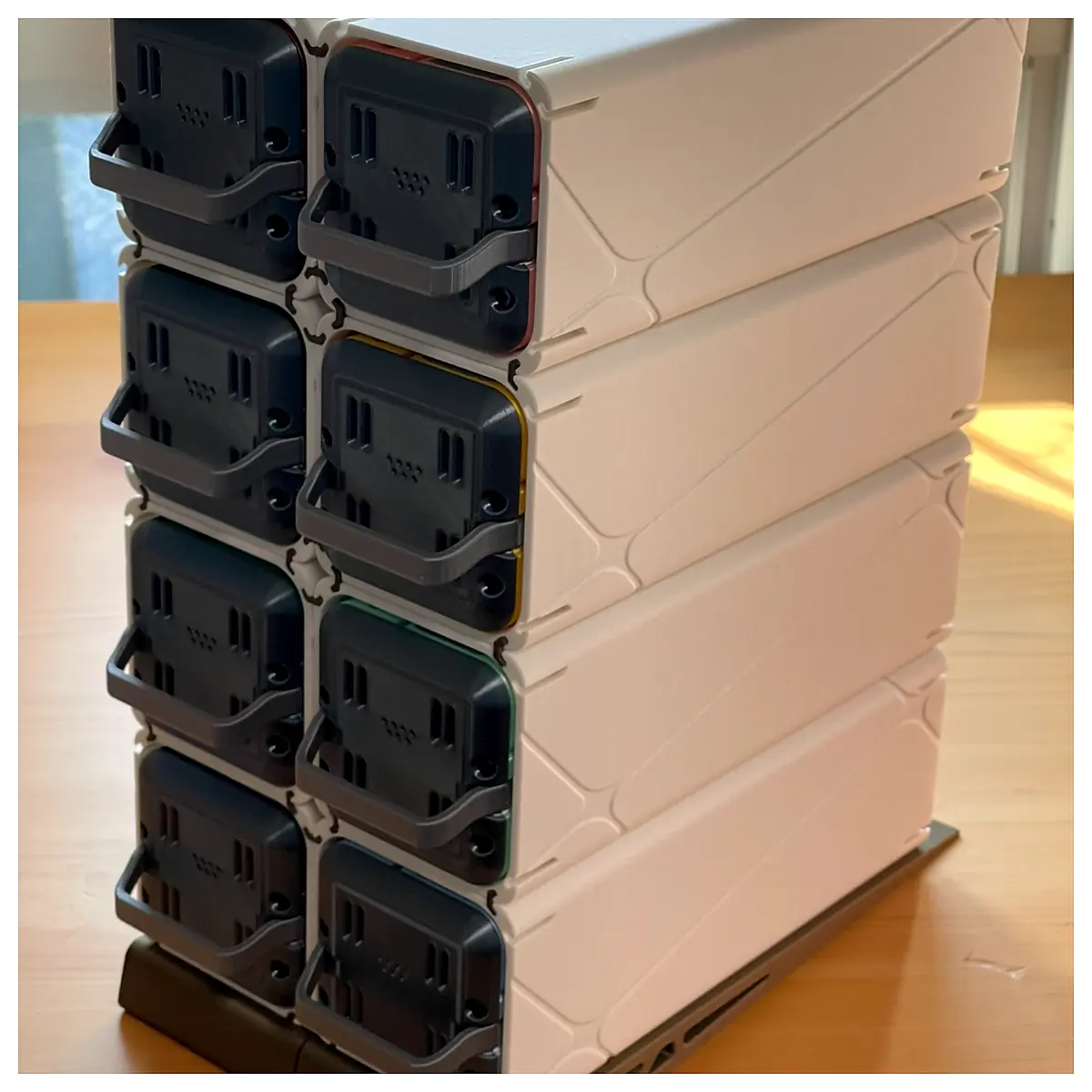 Space Capsule Parts Organizer Multi Function Storage Box Rocket Repair Parts Universal Storage Solutions