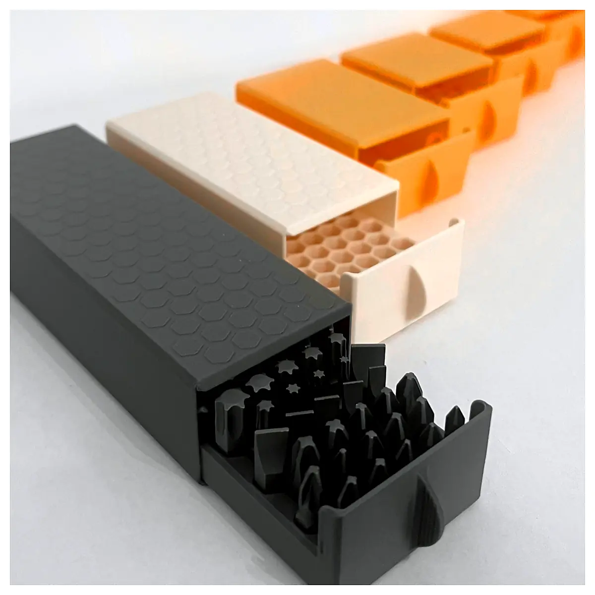 Hex Bit Organizer 100 Bit Set Drill Bit Tool Kit Repair Maintenance Parts