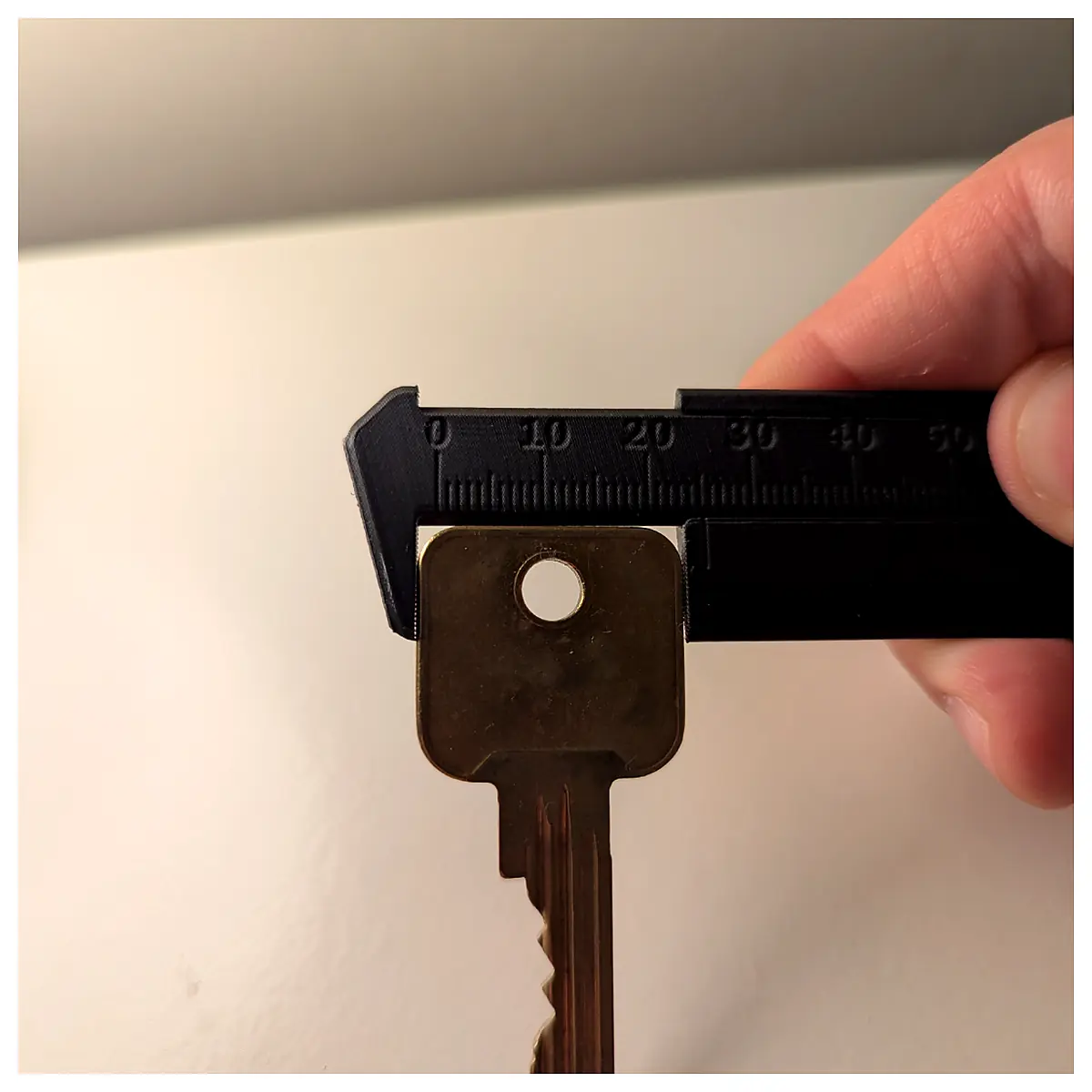Keyring Caliper Tool Measurement Accuracy Calibration Repair Key Measurement