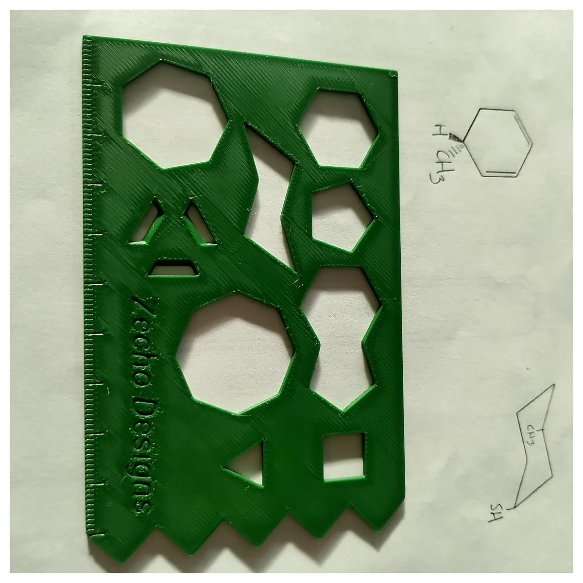 Organic Chemistry Stencil Learning Tool Lab Supplies Experiment Aid Science Education Teaching Aid Study Explore Practice