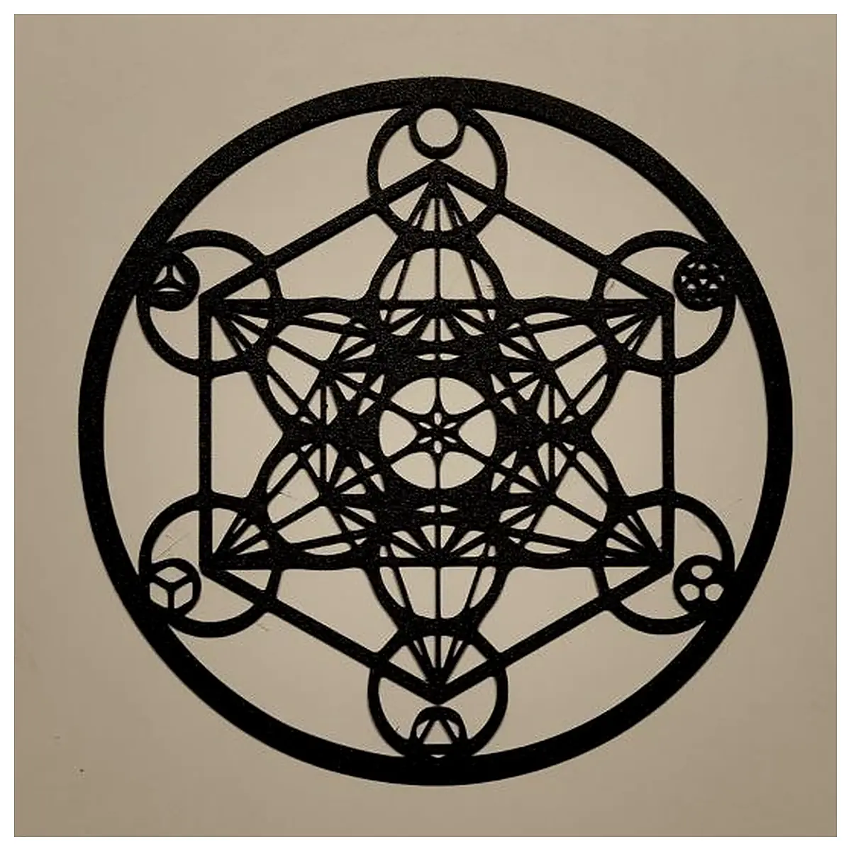 Metatron Cube Wall Art Geometric Wall Decor Multi sided Wall Hanging Modern Art Spiritual Wall Decor