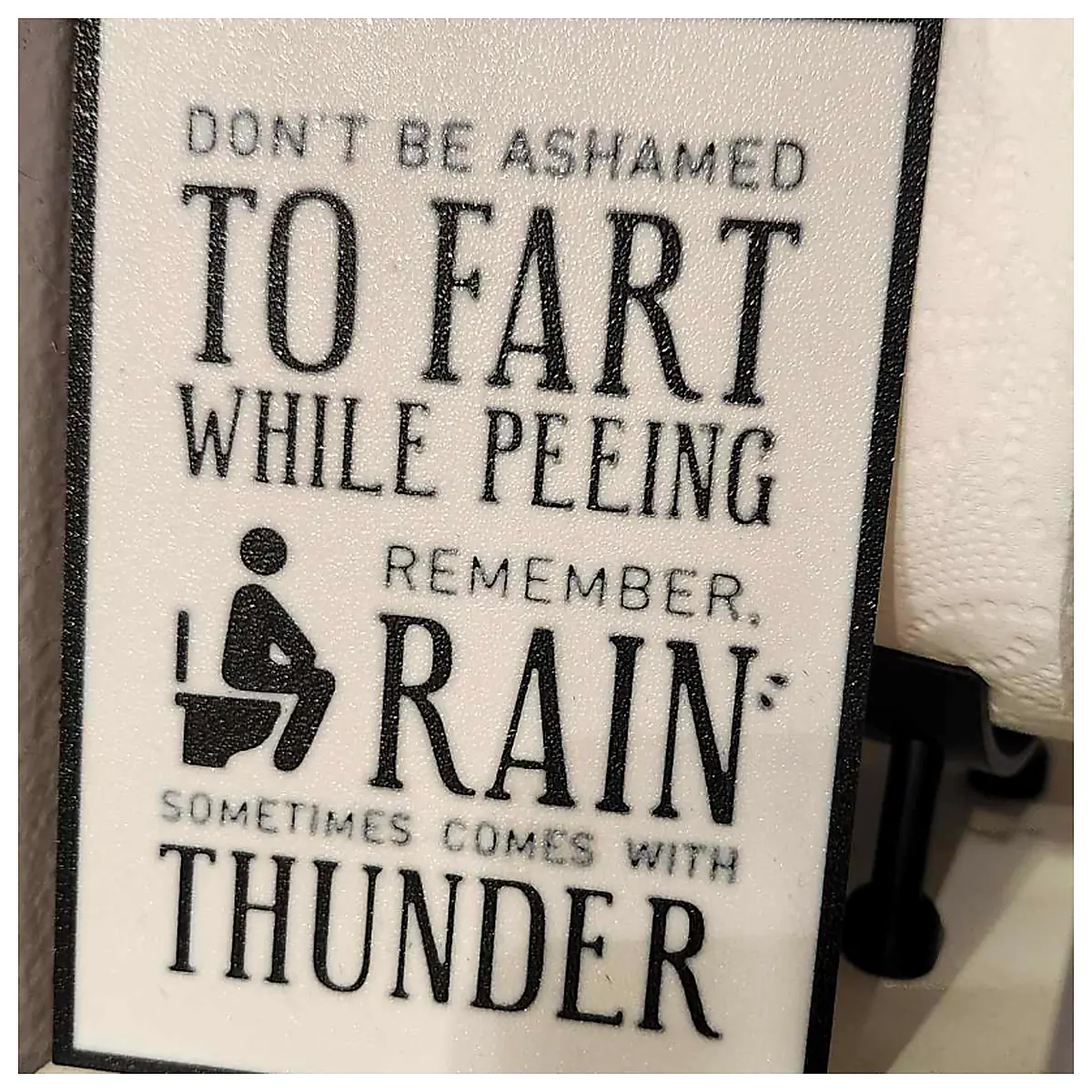 Bathroom Sign Ok To Fart Peeing Toilet Accessories Bathroom Decor Toilet Supplies Venting