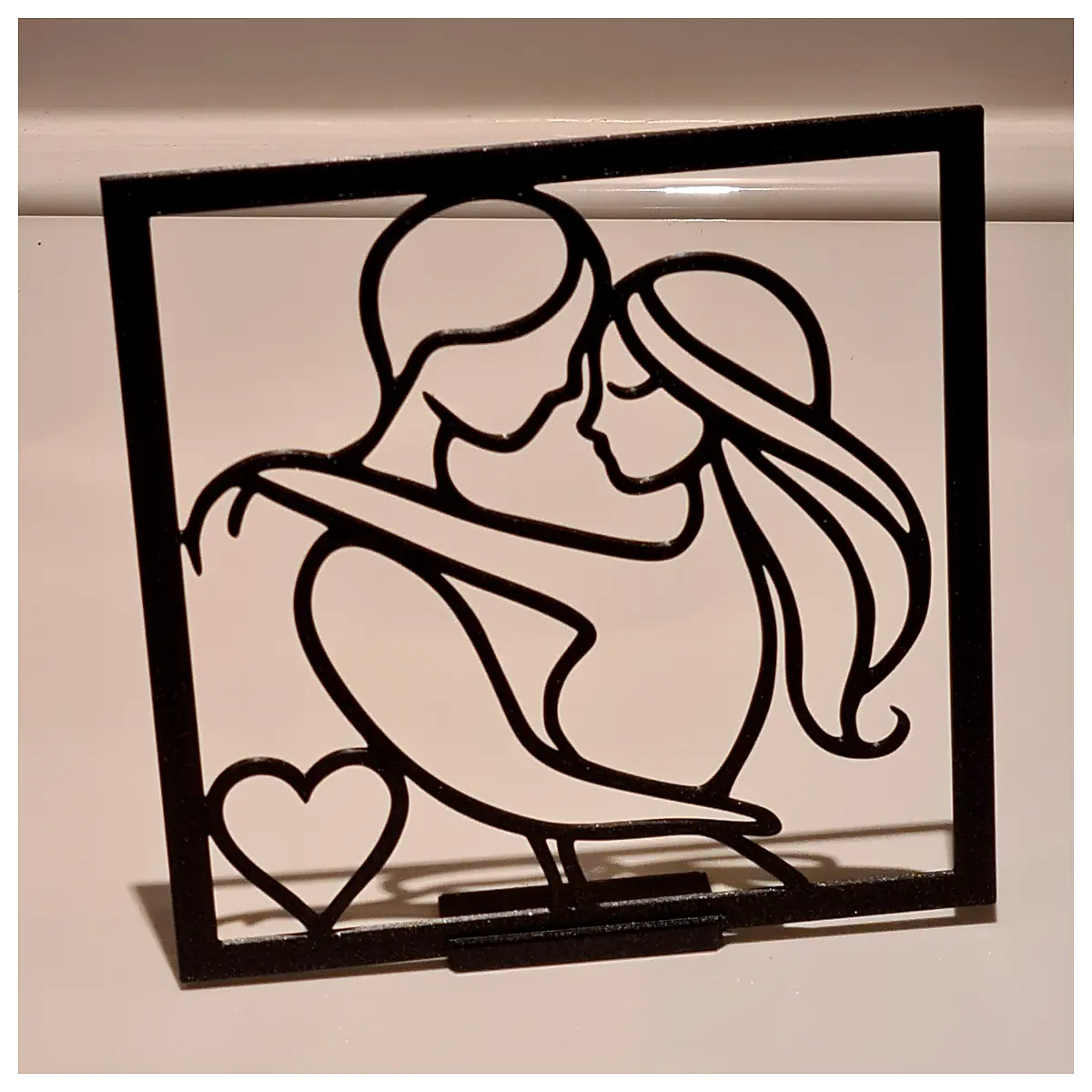 Valentine s Day Silhouette Decoration Romantic Love Setting Festive Gift Memorial Day