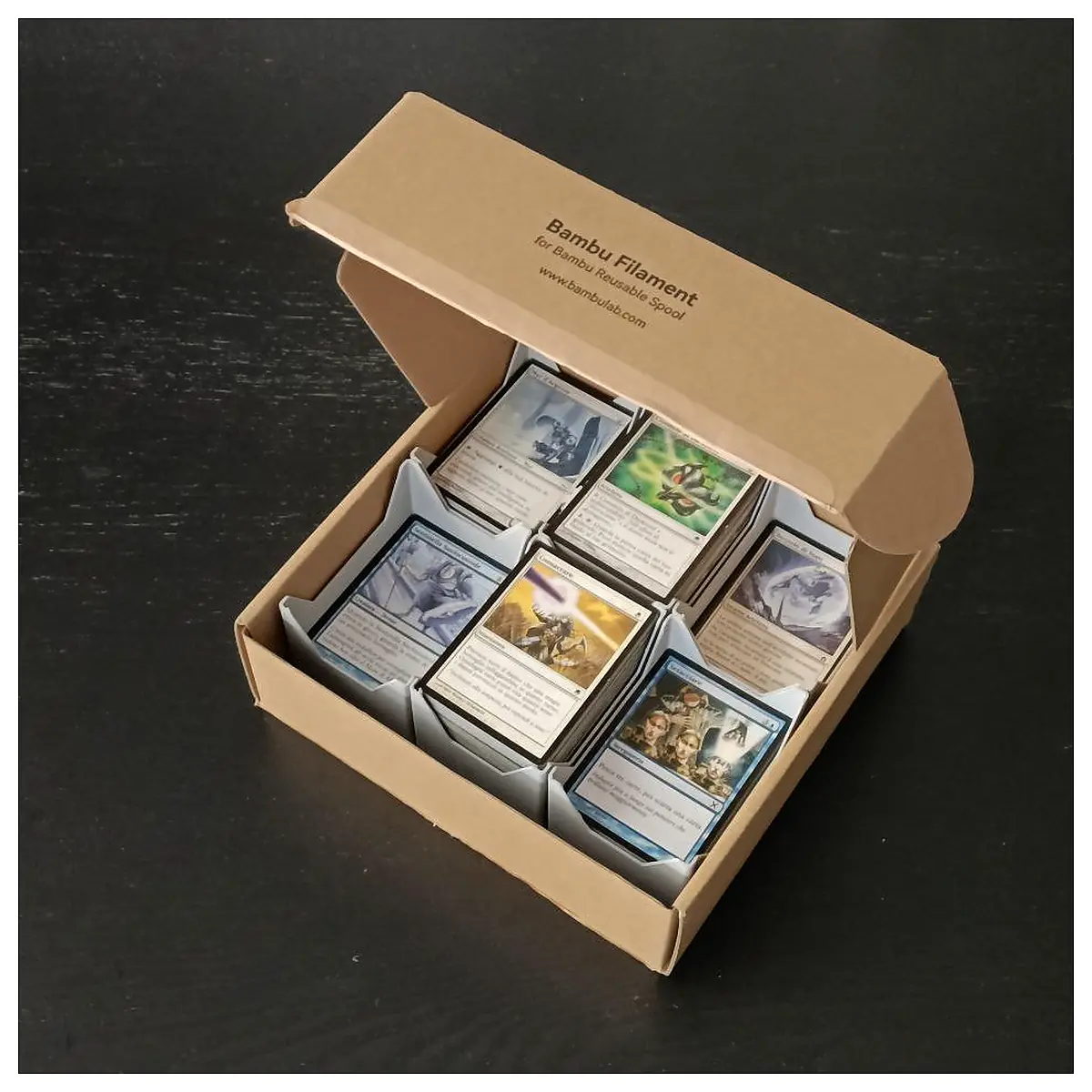 Filament Spool Box Organizer Card Storage Case Protect Reels Parts Accessories