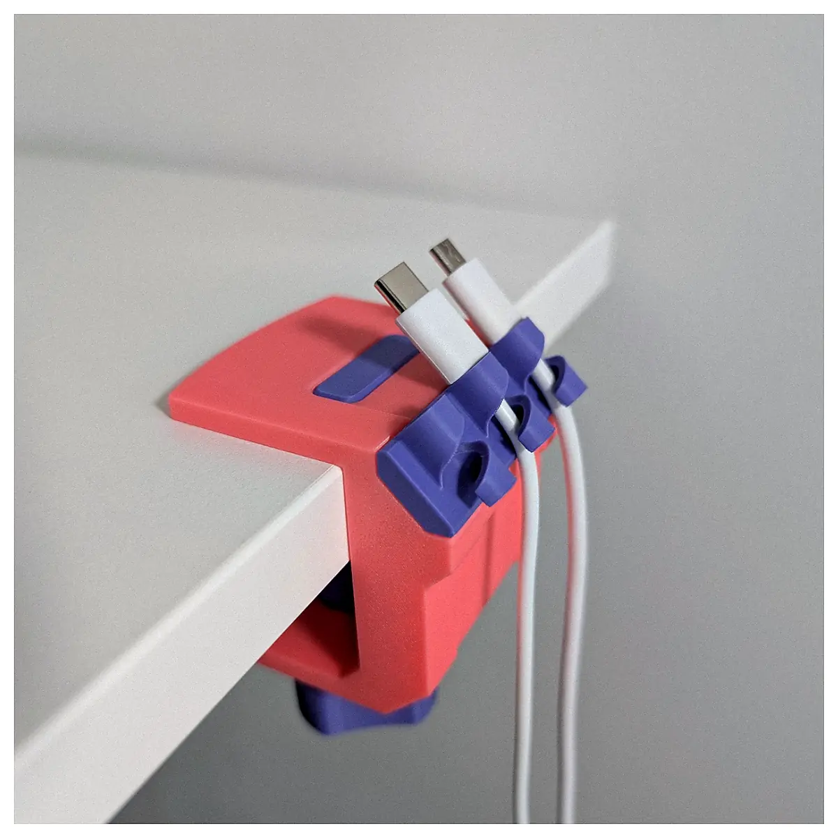 Desk Cable Clamp Modular Holder Organizer Cable Management System Support Stand Accessories