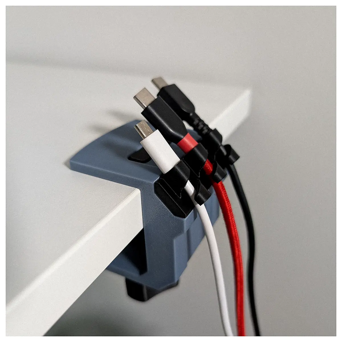 Desk Cable Clamp Modular Holder Organizer Cable Management System Support Stand Accessories