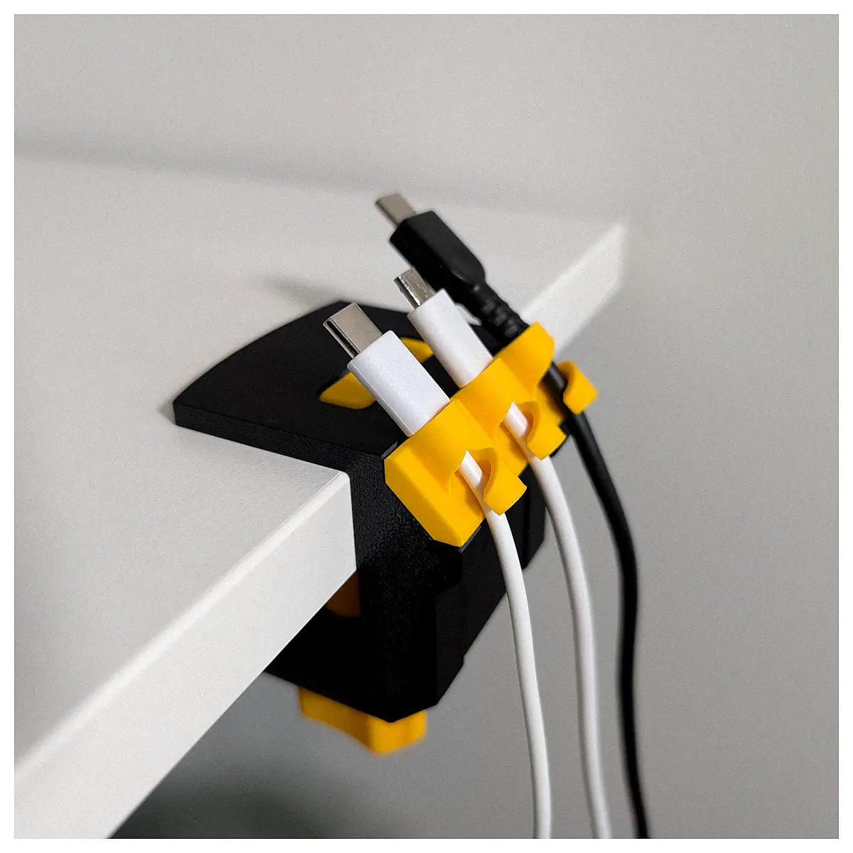 Desk Cable Clamp Modular Holder Organizer Cable Management System Support Stand Accessories