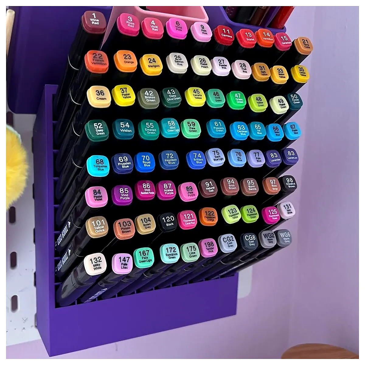 Universal Marker Holder Parts Repair Organization Hanging System Storage Accessories