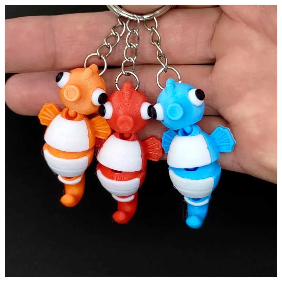 Flexible Seahorse Toy Pet Accessories Replacement Parts Seashore Decor Creative Gift