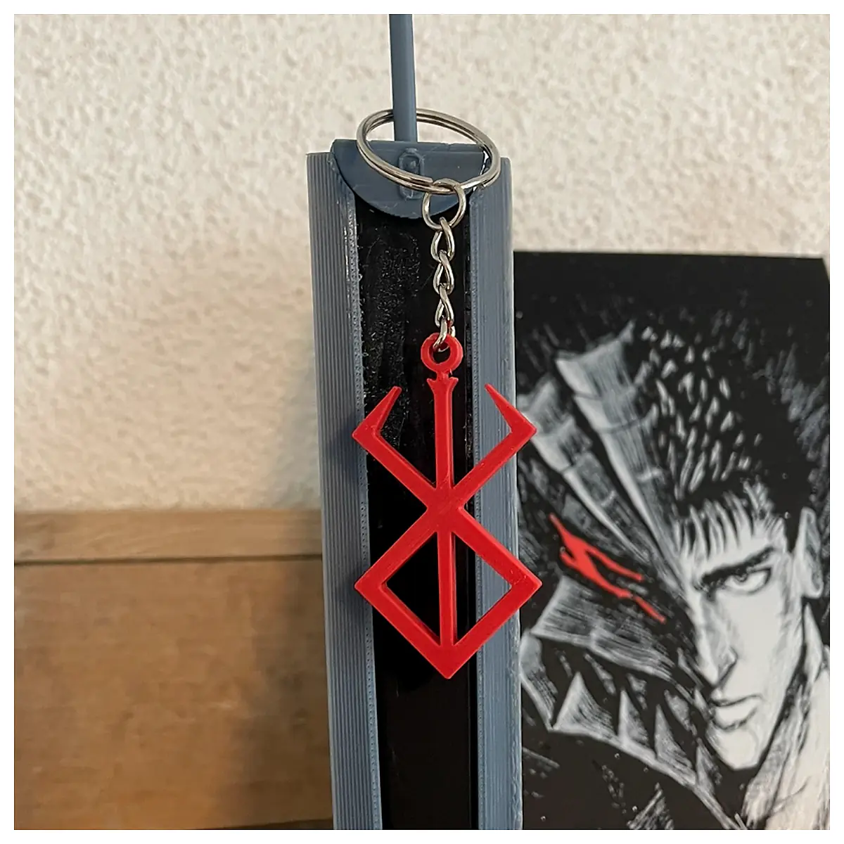 Berserk Keychain Anime Collectible Figure Keyring Merchandise Patch Repair Parts