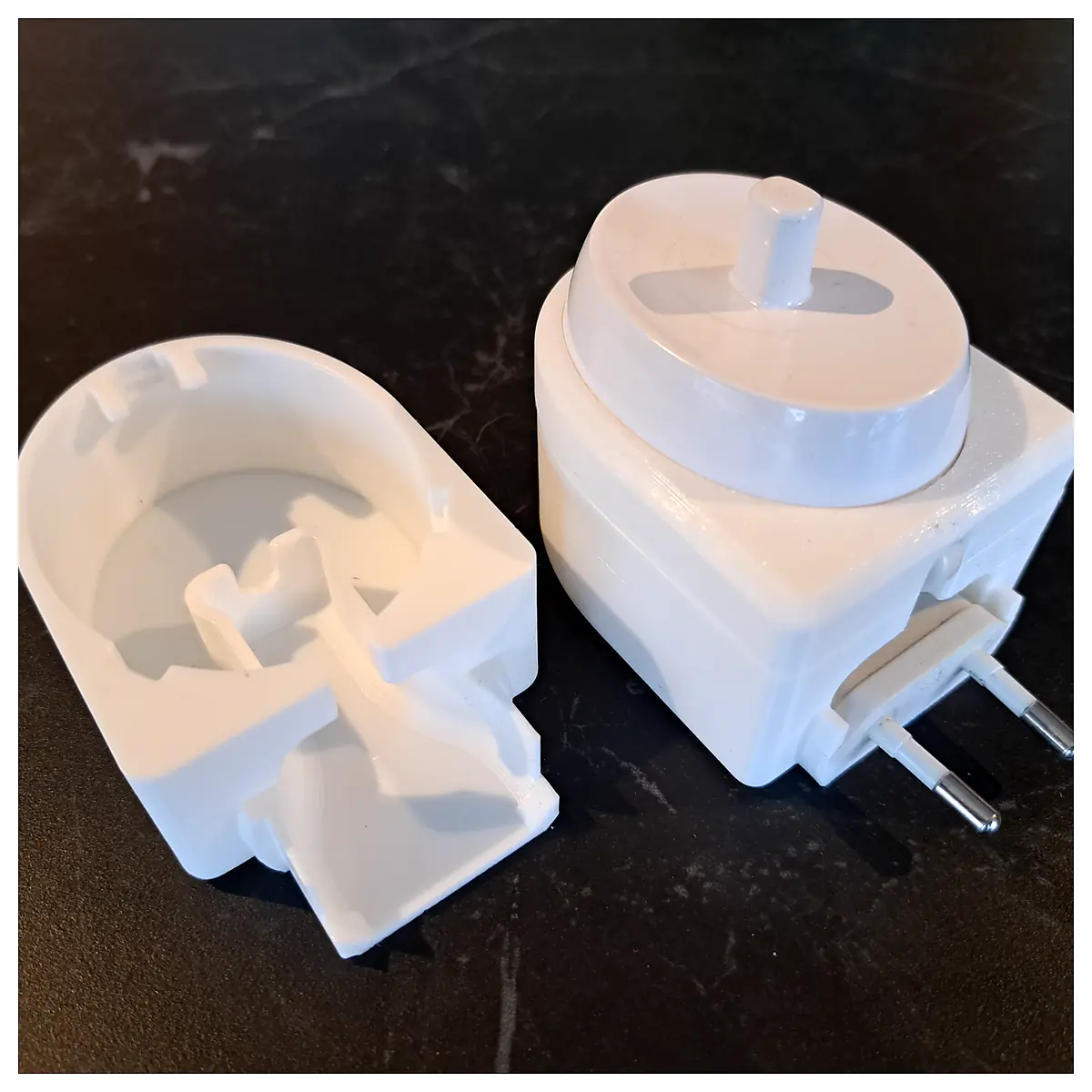 Electric Toothbrush Charger Holder Bracket Fuse Compatible EURO BS 4573 UNGER