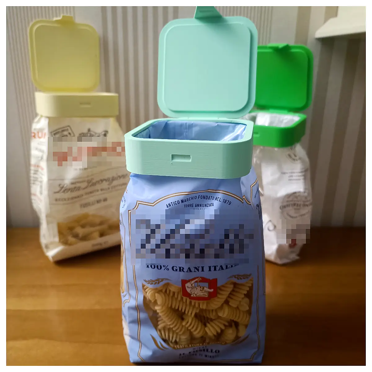 Pasta Bag Closure Device Seal Bag Accessories Packaging Accessories Easy Removal Convenient