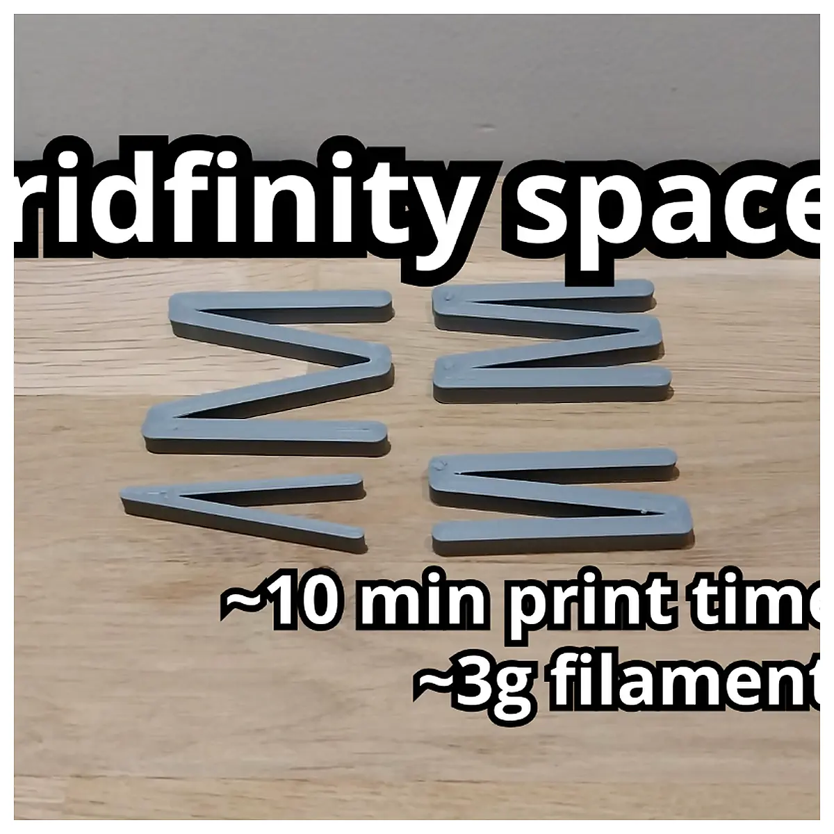 Gridfinity Spacer Baseplate Organizer Parts Storage Modules Universal Accessories