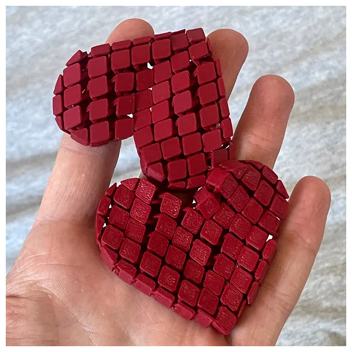 Cute Heart Fidget Toy Quiet Stress Relief Fun Sensory Toy Fidget Toys Universal Parts Repair