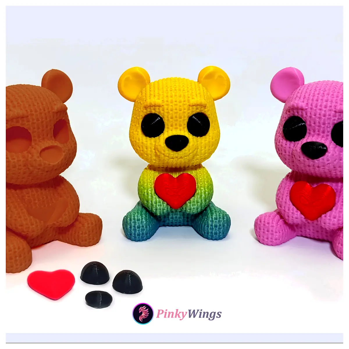 Knitted Bear Valentine s Day Gift Plush Toy Day Teddy Bear Love Gift Cute Soft