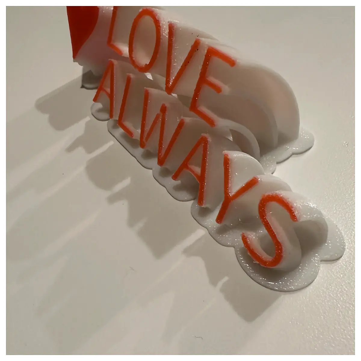 Love Always Desktop Plaque Romantic Sentiment Her Wall Decor Anniversary Gift Heartfelt