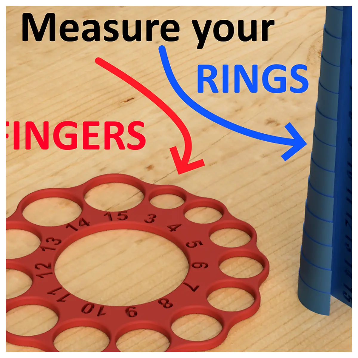Universal Finger r Mandrel Ring Measurement Tool Ring Sizing Accessories