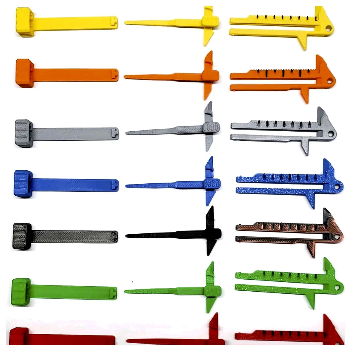 Keychain Calipers Measurement Tool Precise Measurement Calibration Dimension Checker Key Calipers