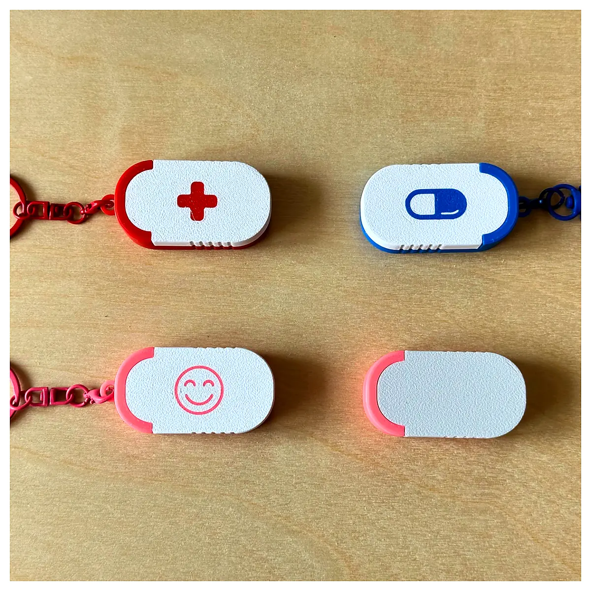 Small Sliding Pill Box 10 14g Universal Daily Dose Storage Medication Container Replacement Parts