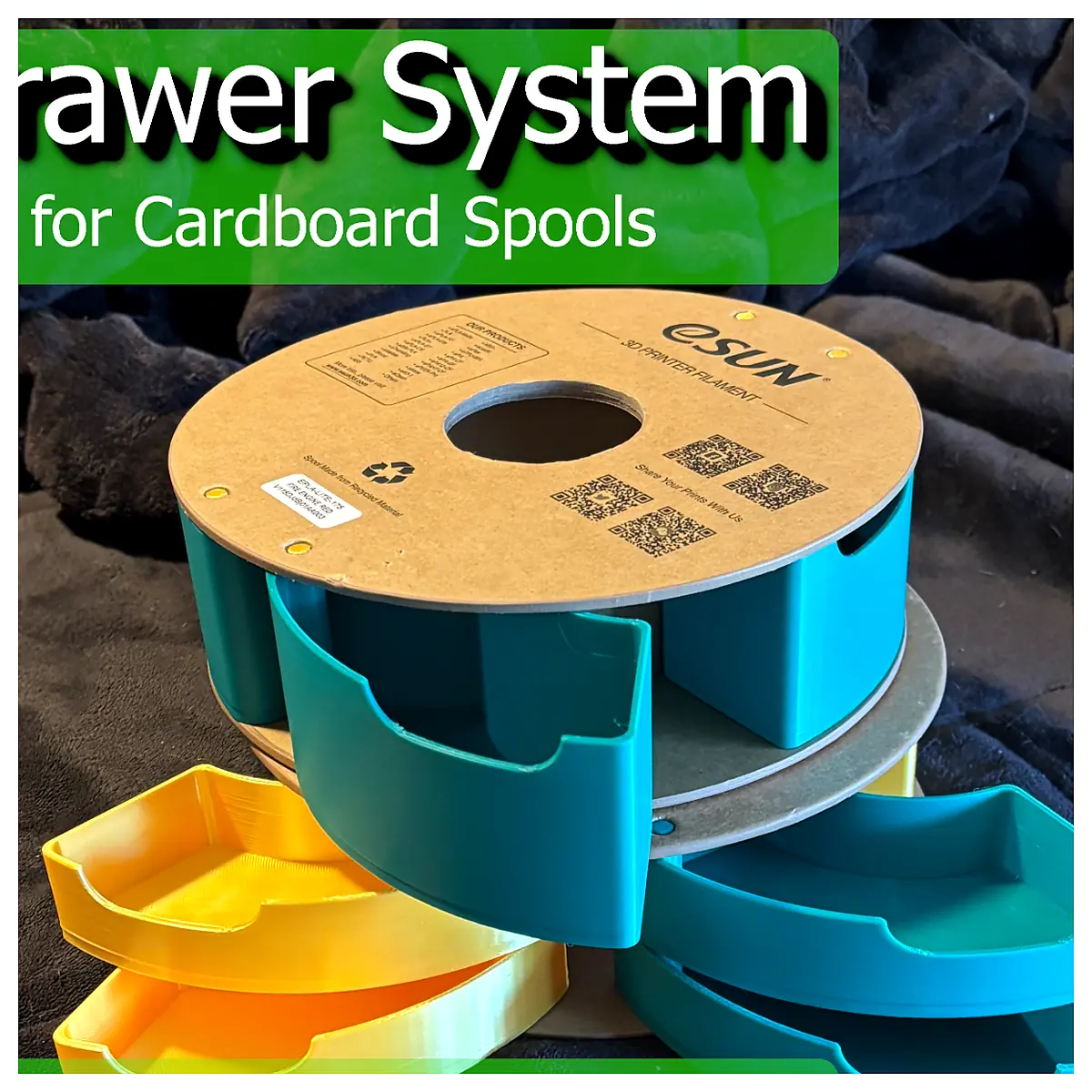 Cardboard Spool Drawer System Universal Storage Solutions Parts Accessories Repair