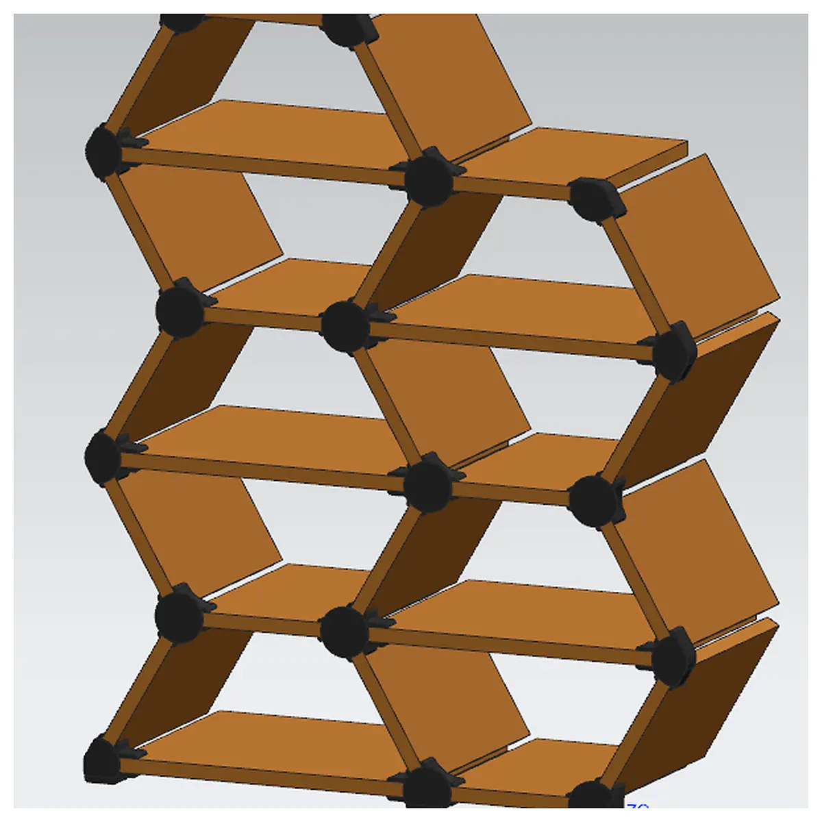 Honeycomb Shoe Rack Connectors Organize Shoes Storage Shelves Support Stabilize Multi Tiered Storage Easy Installation