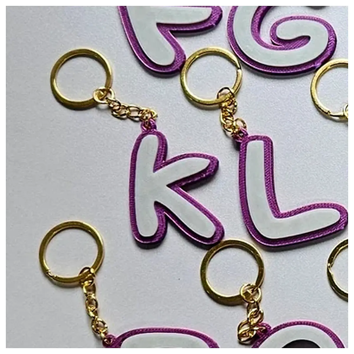 Letter K Keychain Unboxing Review Repair Parts Key Letter K Universal Accessories