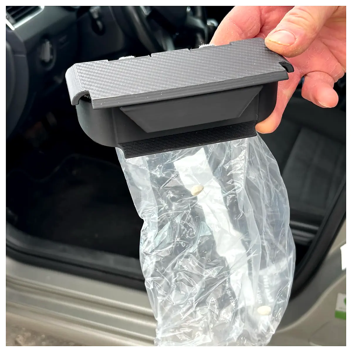 Car Trash Can Vehicle Waste Bin Car Organizer Auto Cleaning Supplies Interior Storage Bin Trash Bags