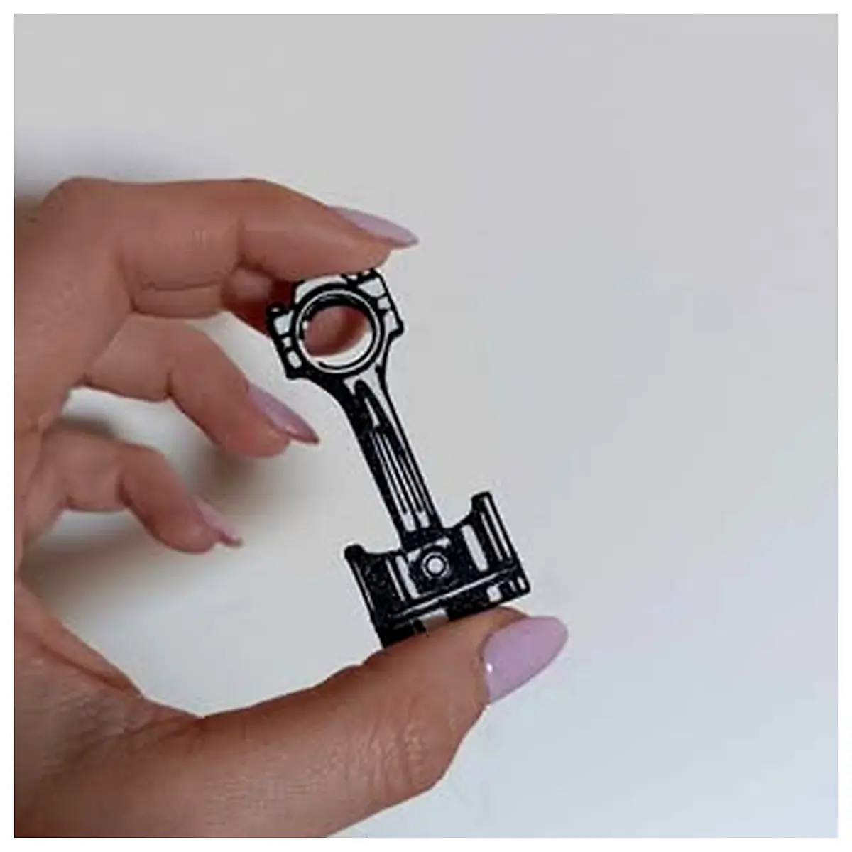 Piston Keychain Automotive Parts Mechanical Parts Sports Memorabilia Collectible Gifts Car Enthusiast Accessories